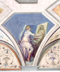 Malerei, Die vier Künste, Peduccio, Camera della Fama, 1542